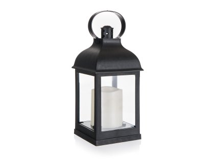 Lucerna solární LED 10x10x22cm PH ČER