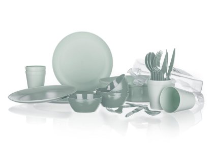 Nádobí kemping.TRAVEL sada 26díl. PH MINT