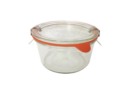 Sklenice zavařovací 370ml WECK + víčko, těsnění, 2 spony