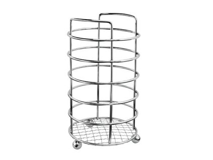 Stojan na kuch.náčiní LINEA pr.11x17,5cm Cr