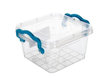 Dóza GEMA čtverc.0,4l, PH TRA/TYRK madla