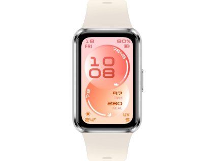 Band 11 White Fluoroelastom.Strap HUAWEI
