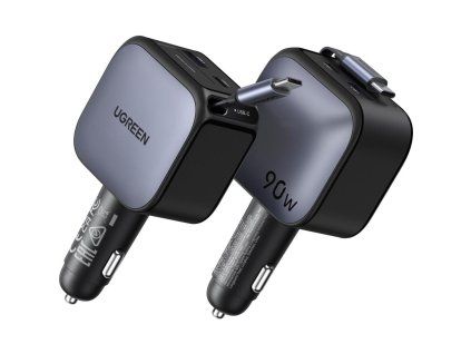 90W nab.do auta USB-C/USB-A+kabel UGREEN