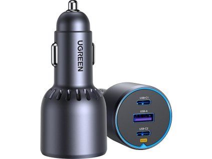 65W GaN nabíječka 2xUSB-C/USB-A UGREEN