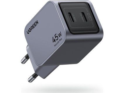 45W GaN nabíječka 2xUSB-C UGREEN