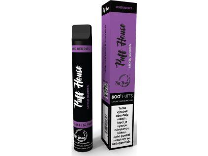E-CIGARETA 800 MIXED BERRIES PUFFHOUSE