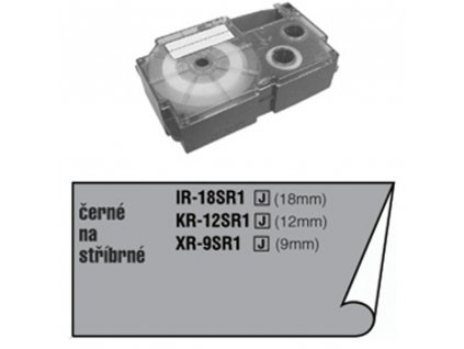 XR 18 SR1 (stříbrná černý tisk) CASIO