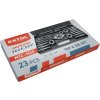 EXTOL PREMIUM 8816502 závitníky a závitová očka sada 23ks, M12-M20