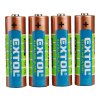 EXTOL ENERGY 42011 baterie alkalické, 4ks, 1,5V AA (LR6)