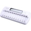 EXTOL ENERGY 42081 nabíječka AAA/AA, NiMh/NiCd, 12 slotů, individuální nabíjení, LCD