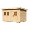 dřevěný domek KARIBU TINTRUP (64279) natur