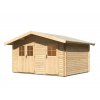 dřevěný domek KARIBU LAGOR 1 (44982) natur