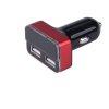 EXTOL ENERGY 42084 nabíječka USB do auta, 12/24V, 2xUSB, měřič, 3,4A, 17W