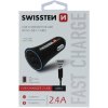 CL ADAP.24A POW.2xUSB+KAB.USB-C SWISSTEN