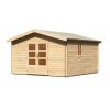 dřevěný domek KARIBU MELDORF 6 (91496) natur LG3642