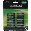Baterie EXTRA HEAVY DUTY AAA (16ks)