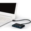 USB-C HUB 4x USB 3.0 Black PORT CONNECT
