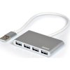 USB HUB 4x USB 2.0 Gray PORT CONNECT