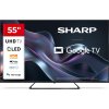 55HP6265E QLED GOOGLE SMART UHD TV SHARP