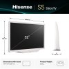 32S5Q QLED TV HISENSE