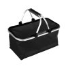 Košík kempingový skládací 48x24x28cm Al+polyester ČER