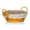 Košík DAISY kulatý 30x12cm s uchy proutěný