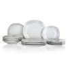 Sada jídelní CHARME square 18díl. porcelánová