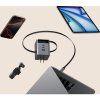100W GaN 2xUSB-C/USB-A+zat.kabel UGREEN