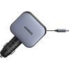 145W nab.do auta 2xUSB-C/USB-A+kabUGREEN
