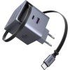 65W GaN USB-C/USB-A+zatah.kabel UGREEN