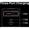 65W GaN USB-C/USB-A+zatah.kabel UGREEN