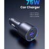 65W GaN nabíječka 2xUSB-C/USB-A UGREEN