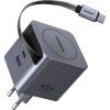 45W GaN USB-C/USB-A+zatah.kabel UGREEN