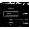 45W GaN USB-C/USB-A+zatah.kabel UGREEN