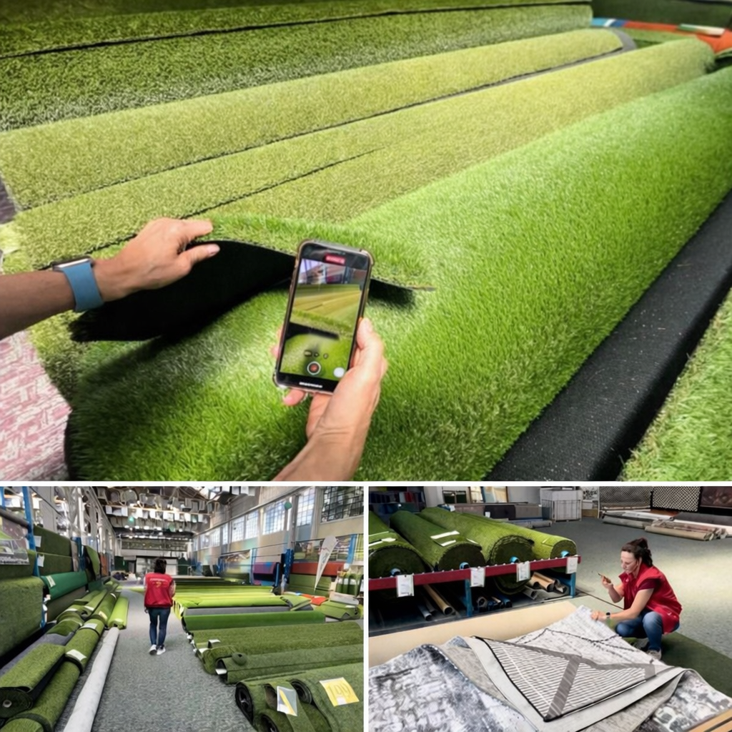 Natočíme Vám video  vybraného koberce, pvc nebo umělého trávníku