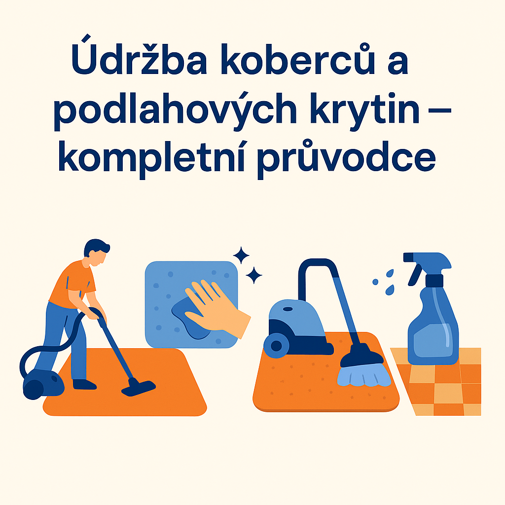 Údržba koberců a podlahových krytin – kompletní průvodce