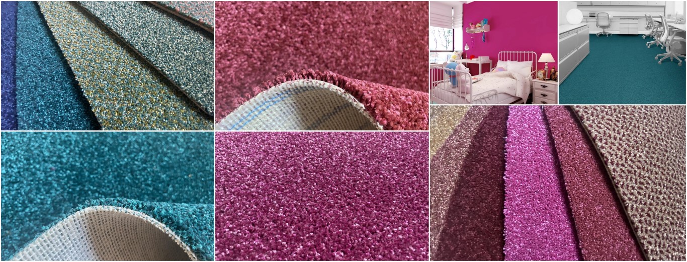 Vyjímečné moderní koberce s antibakteriální  a antistatickou úpravou