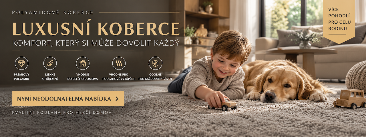 Luxusní polyamidové koberce pro náročné