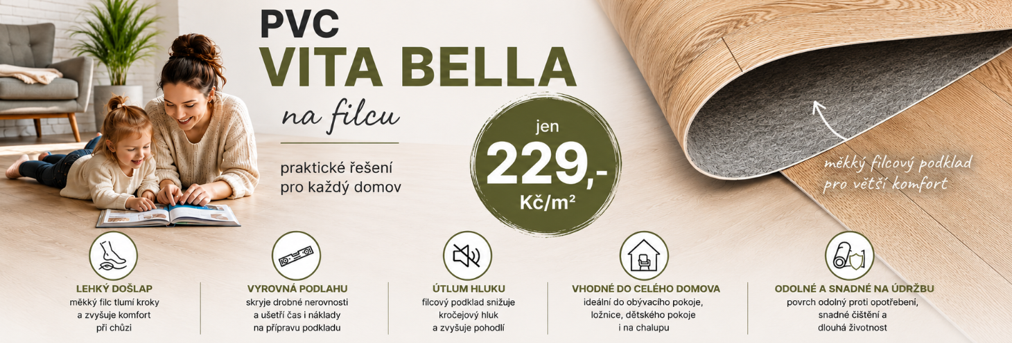 Pvc Vita Bella na filcu