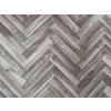 PVC - Iconik Chevron oak light  4m šíře
