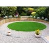 kruhový umělý trávník