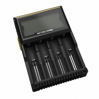 NITECORE D4 digitální nabíječka - čtyři nezávislé pozice, nabíjí Li-Ion, Ni-MH, Ni-Cd