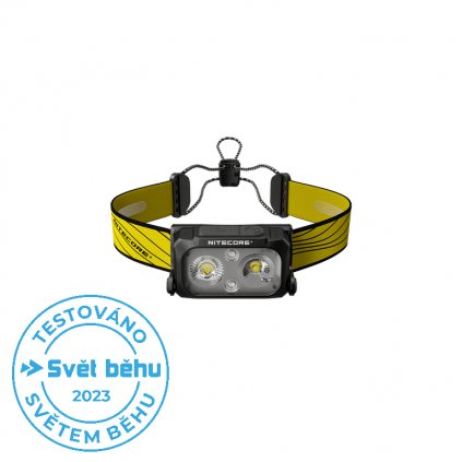 NITECORE NU25 V2 čelovka, bodová a prostorová LED, červená LED, 400 lm, Li-ion, USB-C