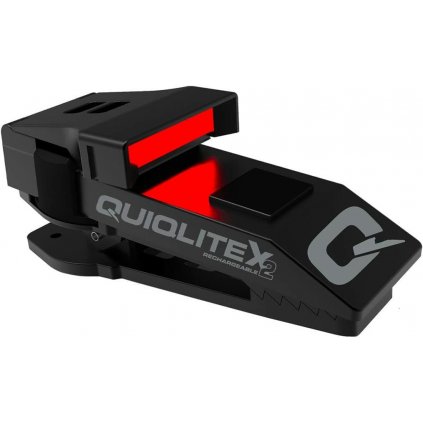 QUIQLITE X2 nabíjecí LED svítilna s kloubem, červéná a bílá LED