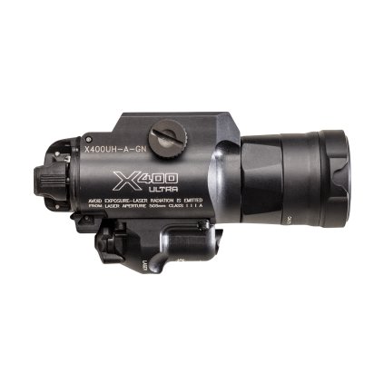 SUREFIRE X400UH-A-GN  podvěsná zbraňová svítilna, 1000 lm, zelený laser, kompatibilní s MasterFire pouzdrem