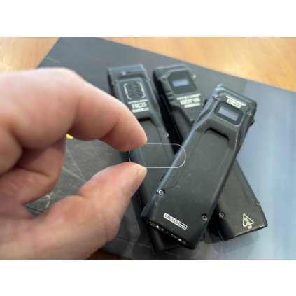 Sklíčko pro svítilnu EDC23/25/27