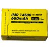 IMR 14500 Li-Mn akumulátor 3,7V / 650mAh, 2,4Wh (6,5A)