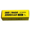 IMR 18650 Li-Mn akumulátor 3,6V / 2000mAh, 7,2Wh (30A)