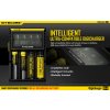 NITECORE D4 digitální nabíječka - čtyři nezávislé pozice, nabíjí Li-Ion, Ni-MH, Ni-Cd