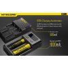 NITECORE i2 NEW inteligentní nabíječka-dvě nezávislé pozice, nabíjí Li-Ion, Ni-MH, Ni-Cd, 12/230V